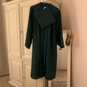 jostens graduation gown and cap